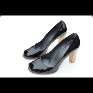 Stuart Weitzman peep toe pumps